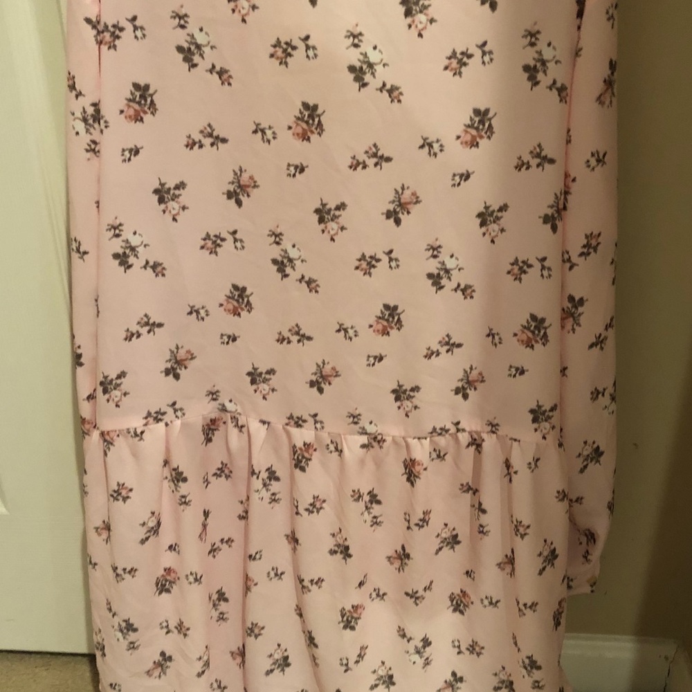 Soho New York & Company Floral Pink Blouse - Picture 4 of 4